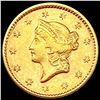 Image 1 : 1851 Rare Gold Dollar CHOICE AU