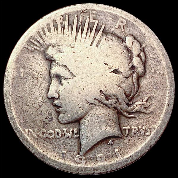 1921 Silver Peace Dollar LIGHTLY CIRCULATED