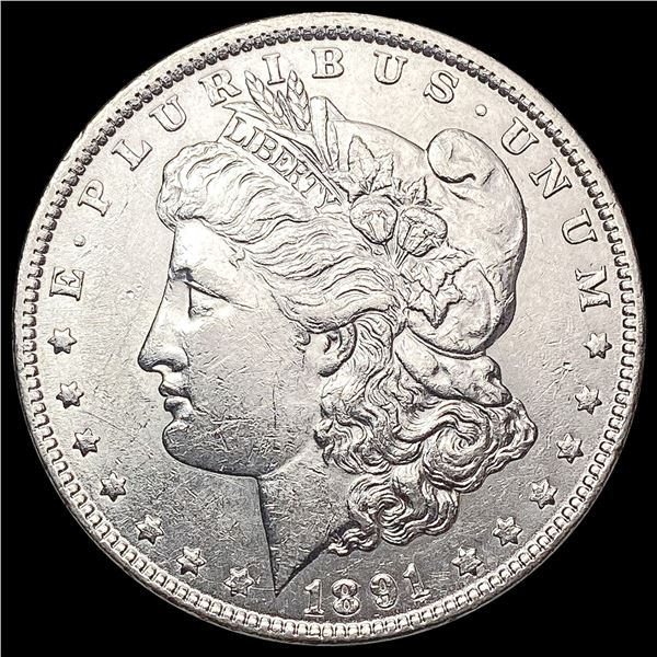 1891-P Morgan Silver Dollar CHOICE BU