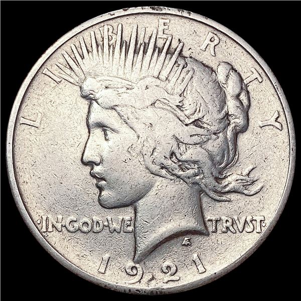 1921 Silver Peace Dollar LIGHTLY CIRCULATED