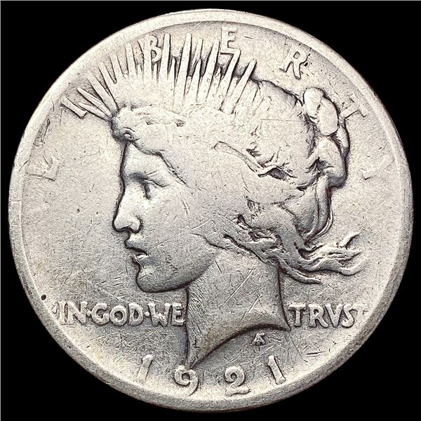 1921 Silver Peace Dollar LIGHTLY CIRCULATED