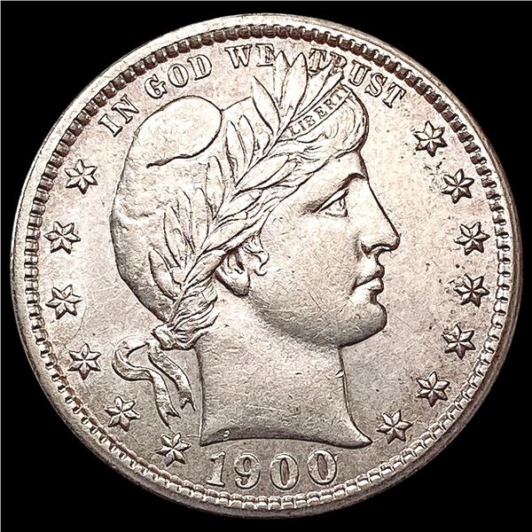 1900-S Barber Quarter CLOSELY UNCIRCULATED