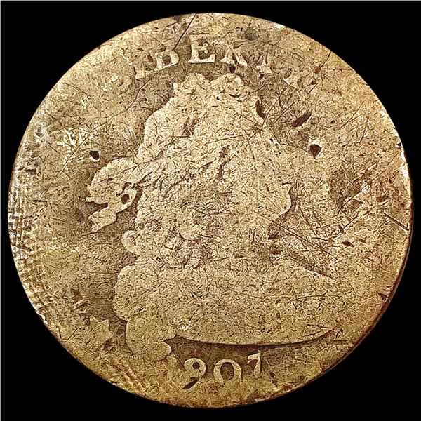 1807 Draped Bust Dime NICELY CIRCULATED