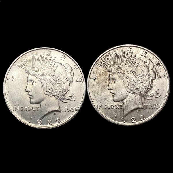 [2] 1922-D Silver Peace Dollar UNCIRCULATED
