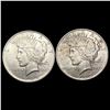 Image 1 : [2] 1922-D Silver Peace Dollar UNCIRCULATED