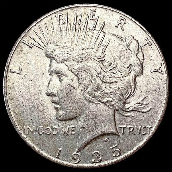 1935 Silver Peace Dollar CHOICE AU