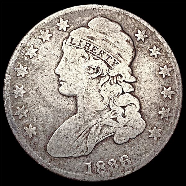 1836 Capped Bust Half Dollar NICELY CIRCULATED