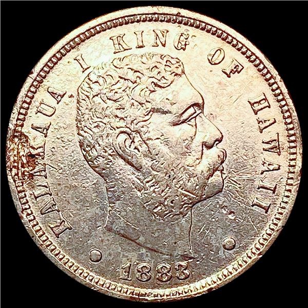 1883 Kingdom of Hawaii Dime CLOSELY UNCIRCULATED