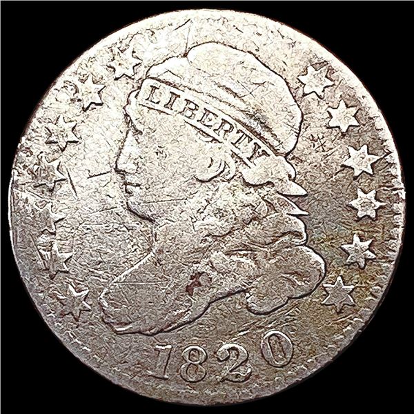 1820 Capped Bust Dime NICELY CIRCULATED