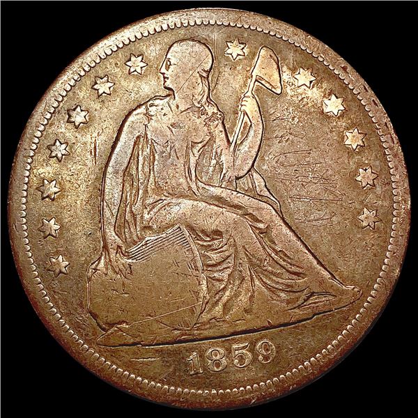 1859-O Seated Liberty Dollar NICELY CIRCULATED