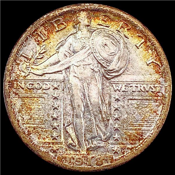 1918 Standing Liberty Quarter GEM BU