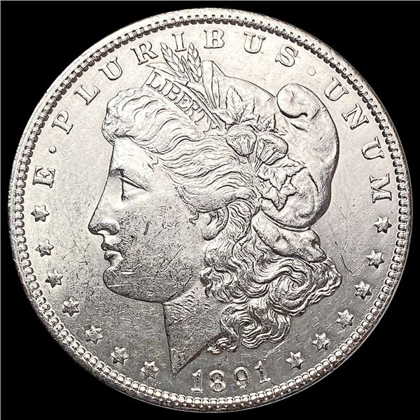 1891-P Morgan Silver Dollar CHOICE BU