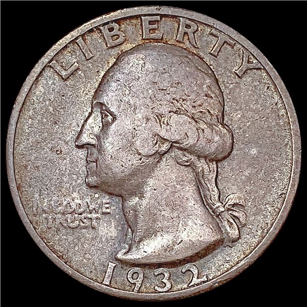1932-S Washington Silver Quarter LIGHTLY CIRCULATED
