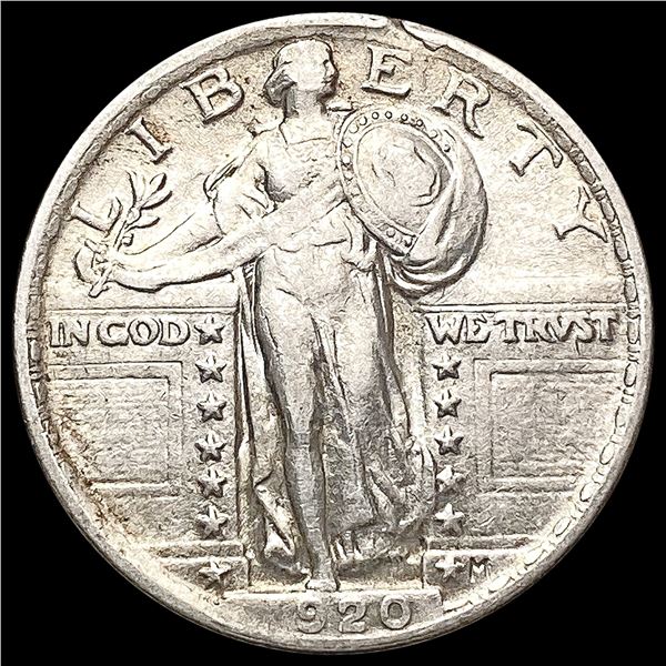 1920 Standing Liberty Quarter LIGHTLY CIRCULATED