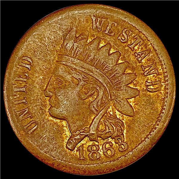 1865 Broas Bro Baker 1 Country Coin CLOSELY UNCIRCULATED