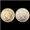 Image 1 : [2] 1922-D Silver Peace Dollar UNCIRCULATED