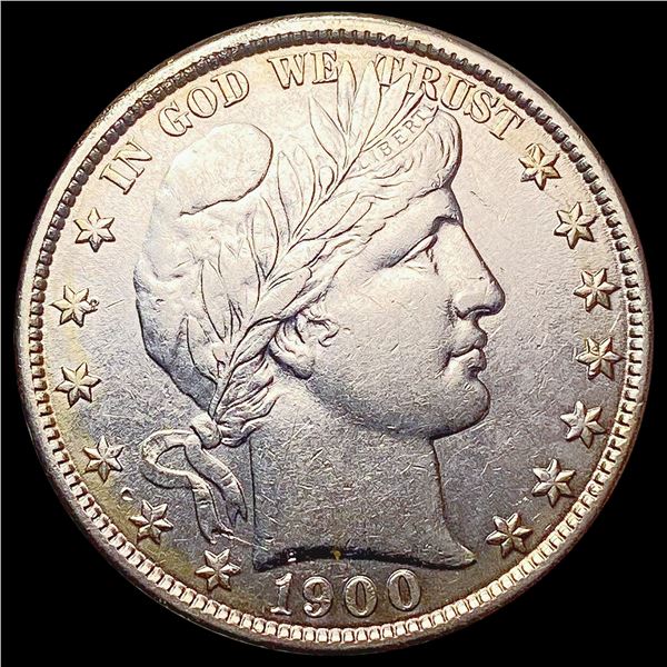 1900 Barber Half Dollar NEARLY UNCIRCULATED