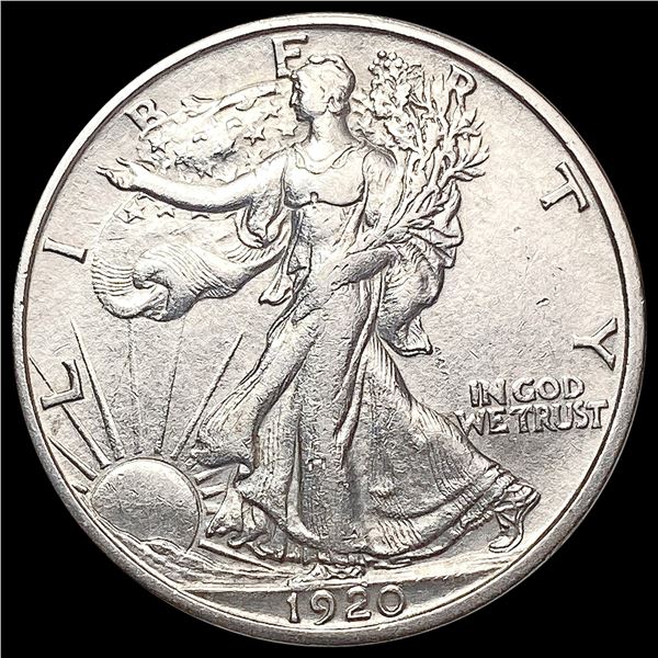 1920-S Walking Liberty Half Dollar CHOICE AU