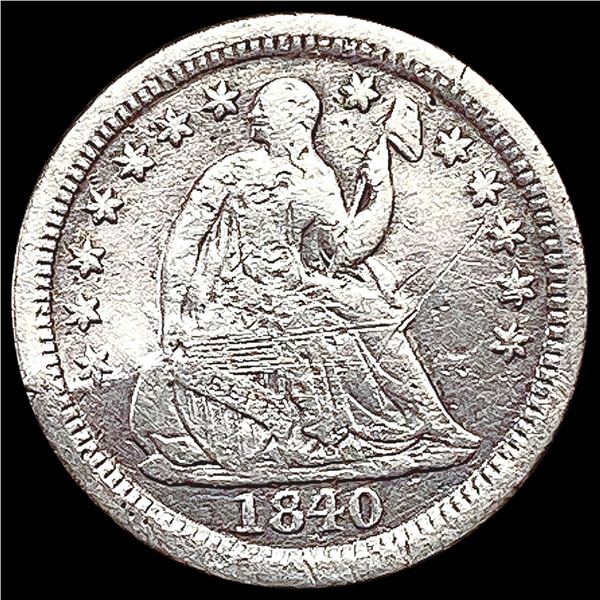 1840-O Seated Liberty Half Dime LIGHTLY CIRCULATED