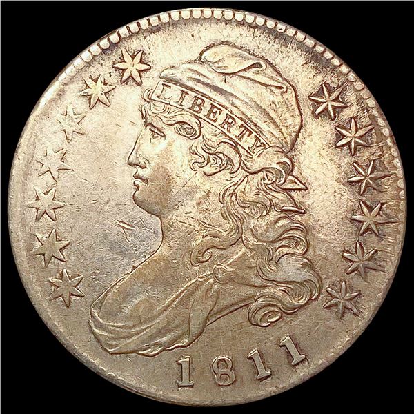 1811 Capped Bust Half Dollar CLOSELY UNCIRCULATED