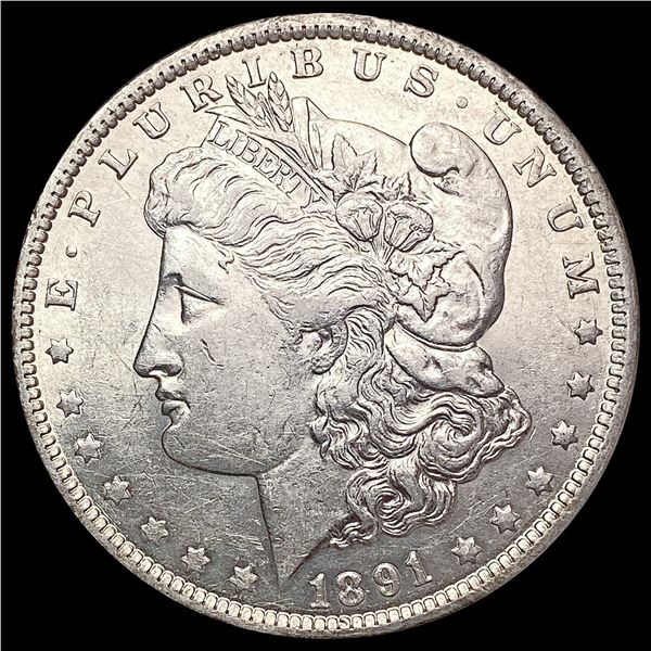 1891 Morgan Silver Dollar CHOICE AU