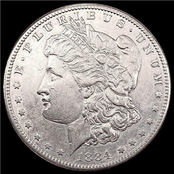 1884-S Morgan Silver Dollar CHOICE AU