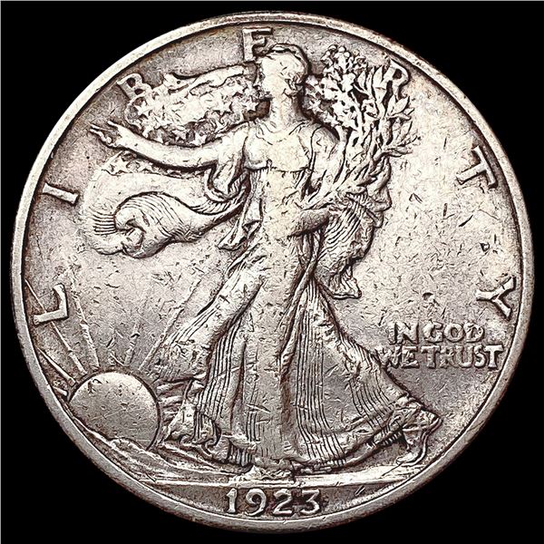 1923-S Walking Liberty Half Dollar NEARLY UNCIRCULATED