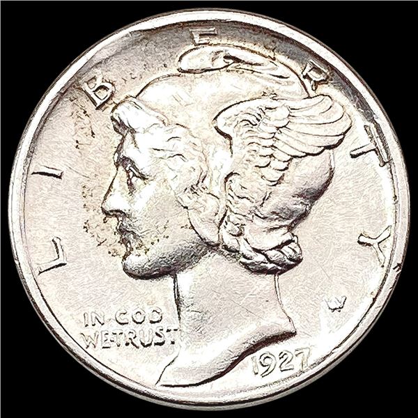 1927-D Mercury Dime CHOICE AU