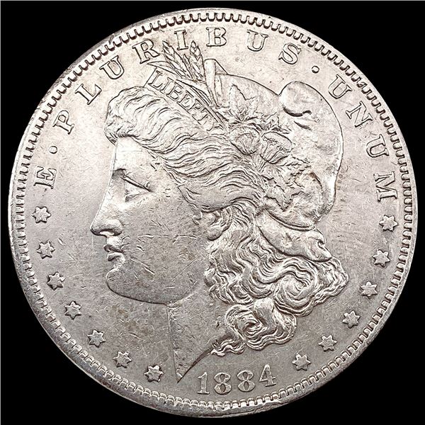 1884-S Morgan Silver Dollar CHOICE AU
