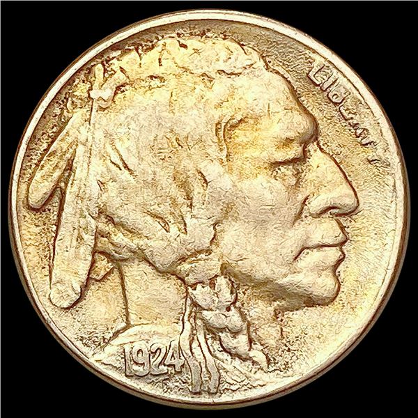 1924-S Buffalo Nickel CHOICE AU