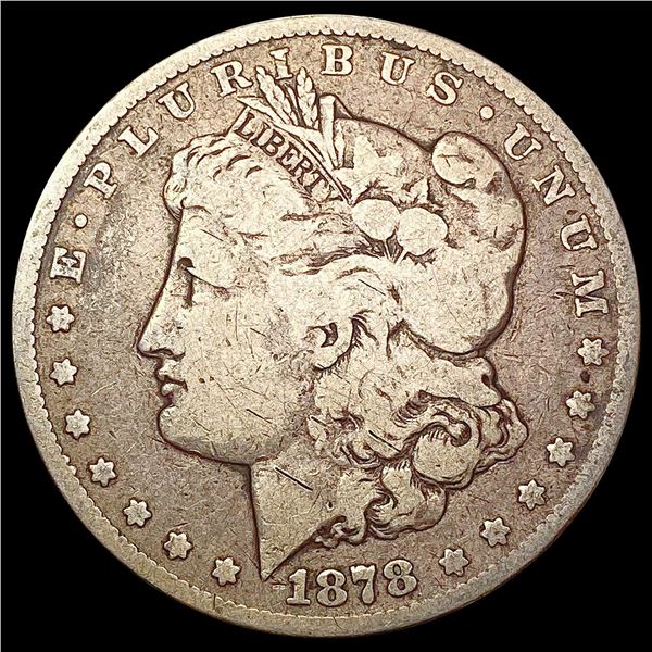 1878-CC Morgan Silver Dollar NEARLY UNCIRCULATED