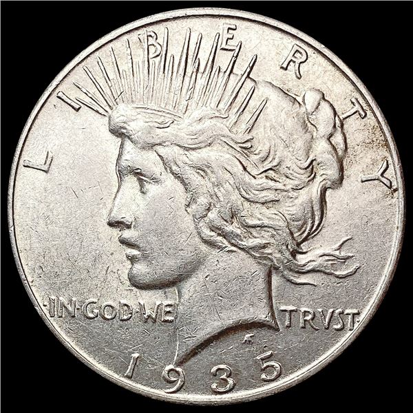 1935-S Silver Peace Dollar CLOSELY UNCIRCULATED