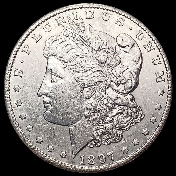 1897-S Morgan Silver Dollar CHOICE BU