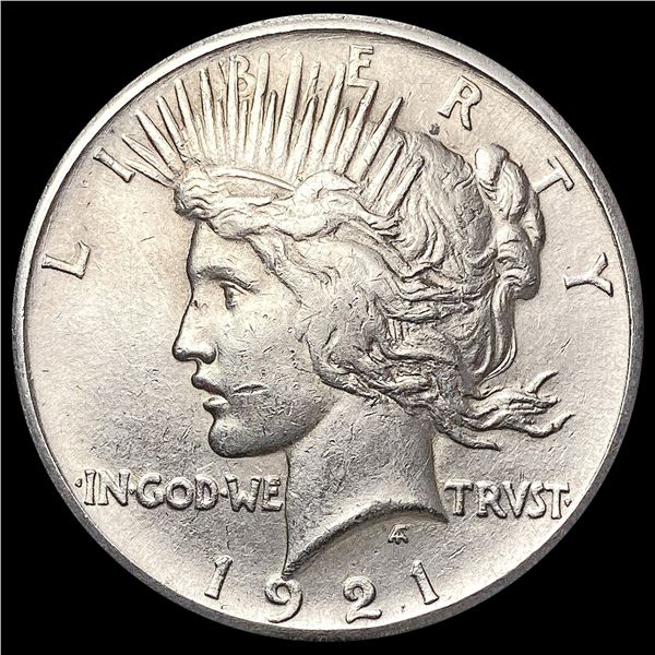 1921 Silver Peace Dollar GEM BU
