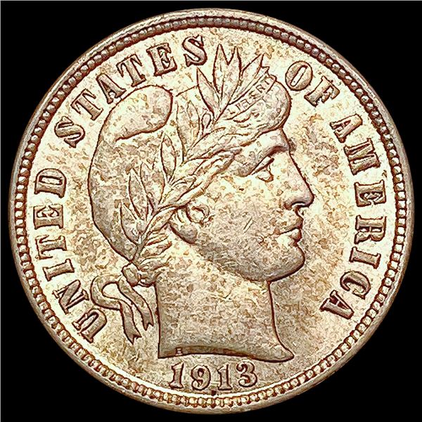 1913 Barber Dime UNCIRCULATED