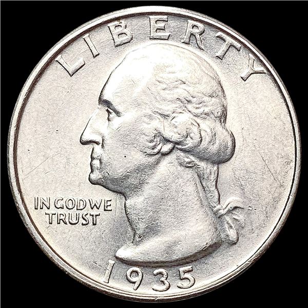 1935-D Washington Silver Quarter UNCIRCULATED