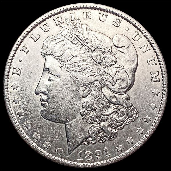 1891-P Morgan Silver Dollar CHOICE BU