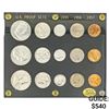 Image 1 : 1955-1957 US Proof Set Collection [15 Coins]