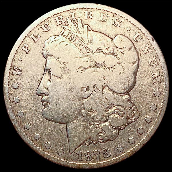 1878 Morgan Silver Dollar NEARLY UNCIRCULATED