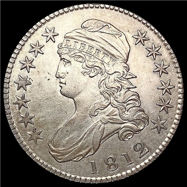 1812 Capped Bust Half Dollar CLOSELY UNCIRCULATED