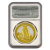 Image 3 : 2015 Pan-Pac Gilt Silver $2 100th Anniversary Coin NGC PF69 DCAM