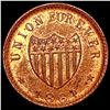 Image 2 : 1864 Union Forever Civil War Token UNCIRCULATED