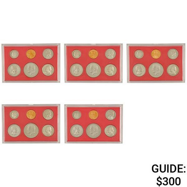 [5] 1980 US Proof Sets in Original Box [30 Coins]