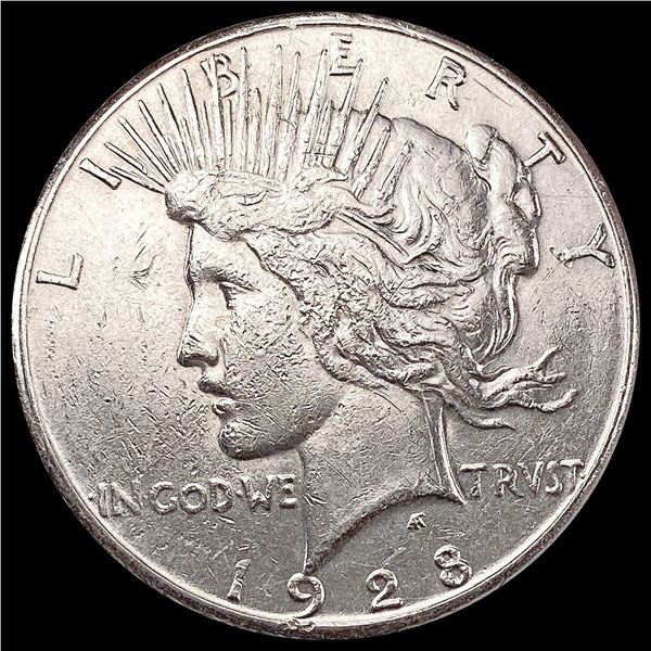 1923-S Silver Peace Dollar CHOICE AU