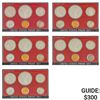 Image 1 : [5] 1976 US Proof Sets in Original Box [30 Coins]