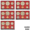 Image 1 : [5] 1973 US Proof Sets in Original Box [30 Coins]