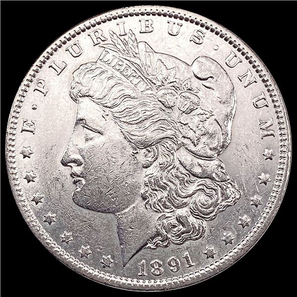 1891-P Morgan Silver Dollar CHOICE BU