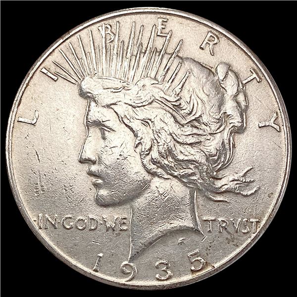 1935 Silver Peace Dollar CHOICE AU