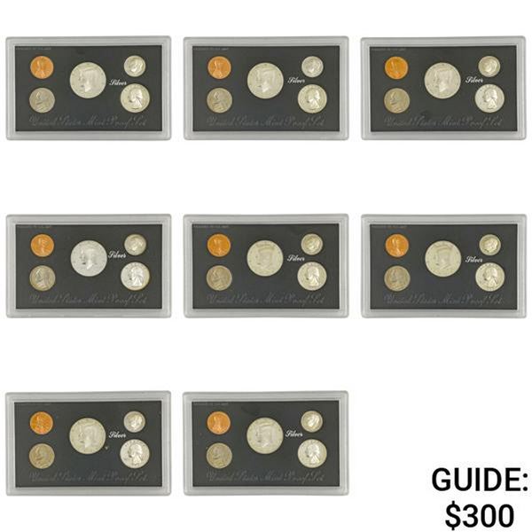 1992-1997 US Silver Proof Sets [20 Coins]