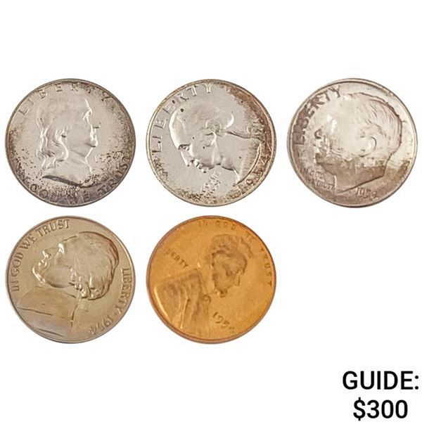 1954 Box Pack US Proof Set [5 Coins]